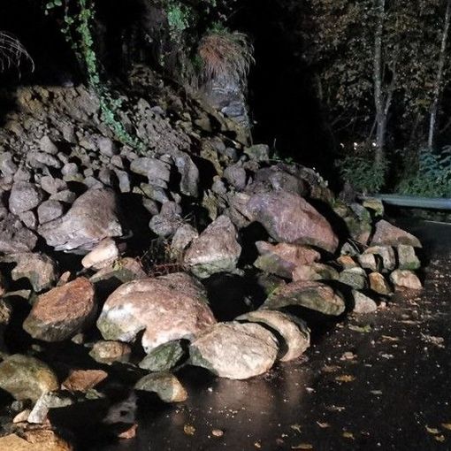 Frana in Valle Anzasca, chiusa la Provinciale per Bannio Anzino