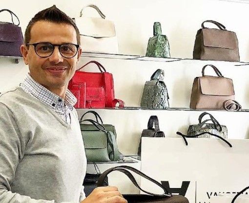 Paolo Ambrosetti, titolare dell'omonima Valigeria di Varese