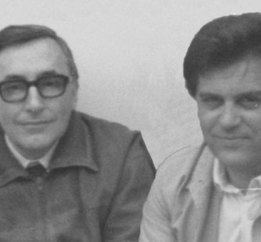 I fondatori della Elmec Cesare Corti e Clemente Ballerio