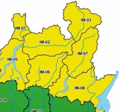 Allerta gialla per temporali forti domani su laghi e Prealpi varesine