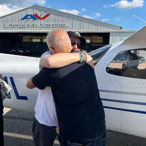 «Mia mamma e mia sorella hanno volato con me»