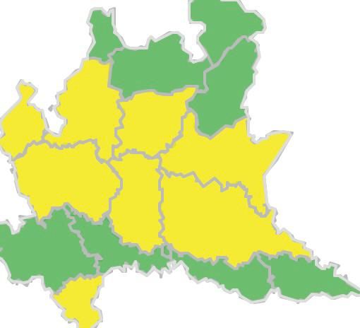 Rischio idrogeologico, nuova allerta gialla per la provincia di Varese