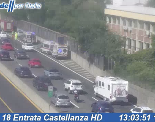 La situazione vista dalle webcam di Autostrade per l'Italia