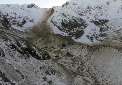 VIDEO. Grossa frana sul Monte Rosa: le immagini del versante visto dal drone