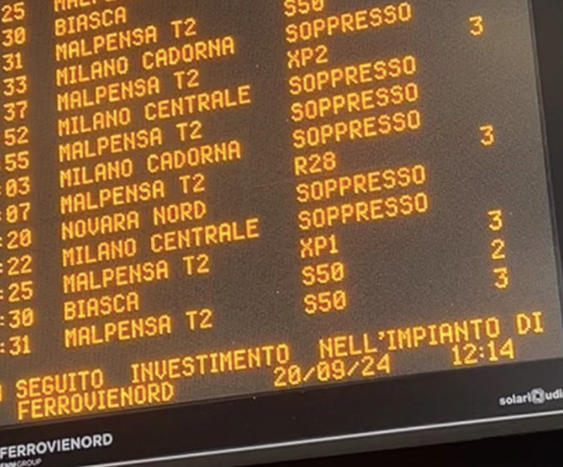 Donna muore investita dal treno tra Busto e Malpensa: circolazione ferroviaria sospesa