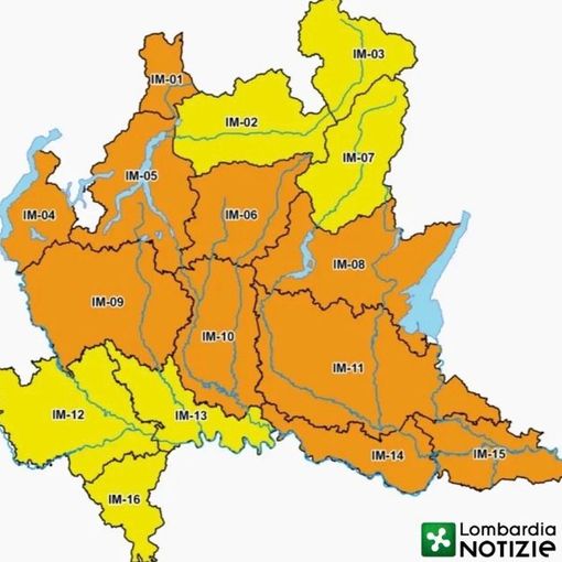 La Protezione civile dichiara l'allerta arancione sul nostro territorio anche per rischio idrogeologico