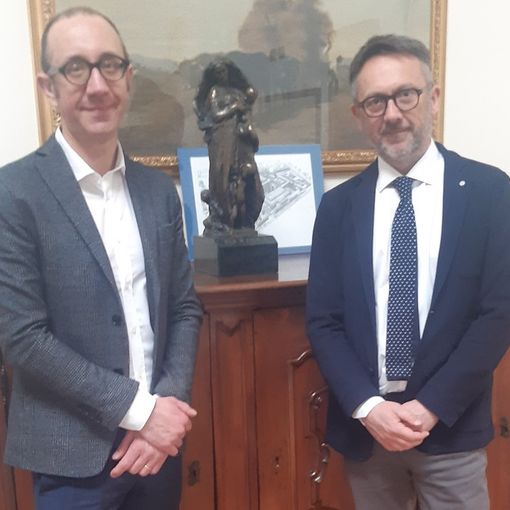 Il DG Bonelli con il Dott. Simone Vidale
