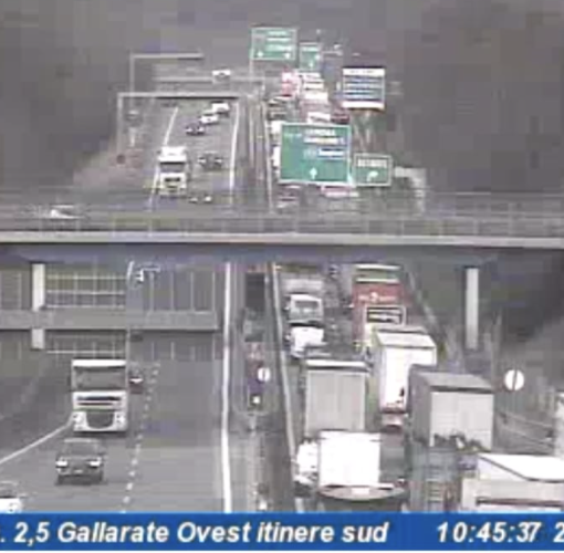 La situazione vista dalle telecamere di Autostrade per l'Italia