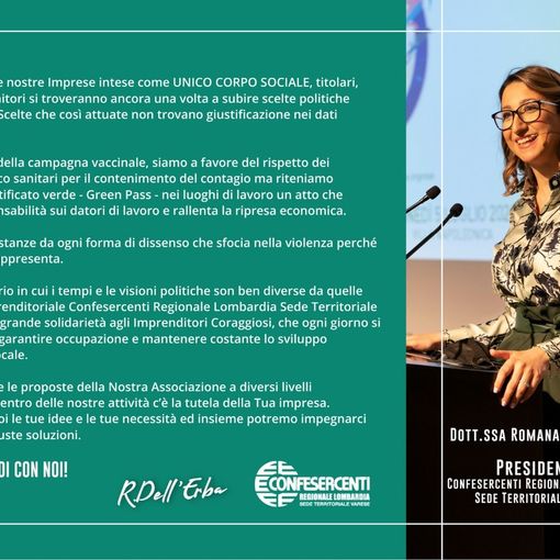 Confesercenti preoccupata sul Green Pass al lavoro: «Gli imprenditori costretti ancora a subire»