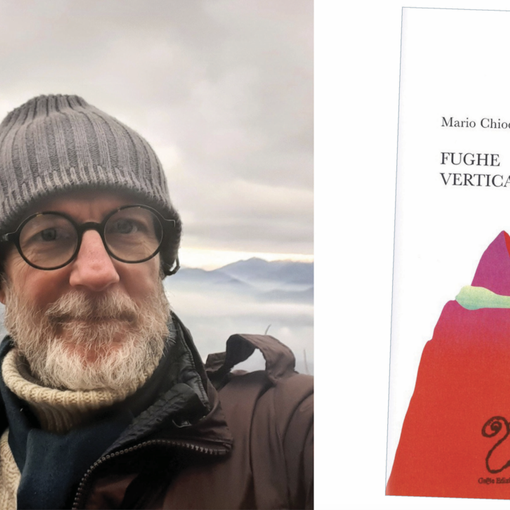 Mario Chiodetti e la copertina del libro