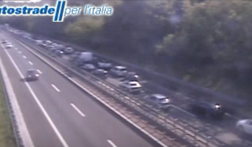 Le code viste dalle webcam di Autostrada per l'Italia