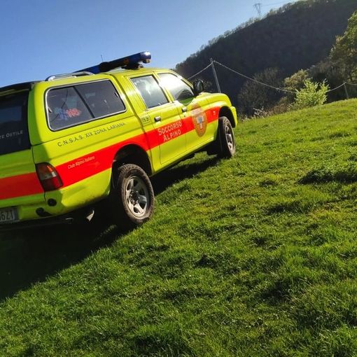 Il Soccorso alpino sul posto