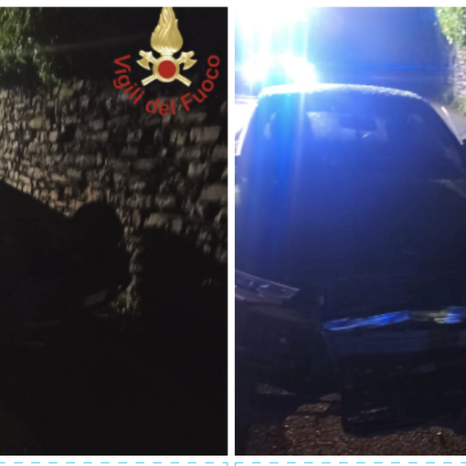 Carambola nella notte nel Comasco, auto si ribalta: feriti quattro giovani