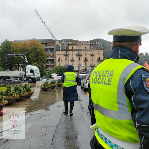 (Foto Polizia Locale Città di Como)