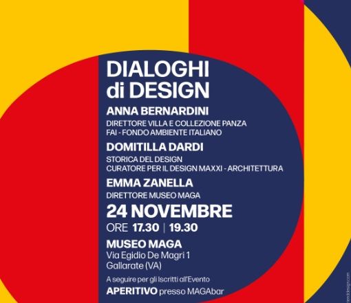 Al Maga di Gallarate ultimo appuntamento della rassegna “Dialoghi di Design”