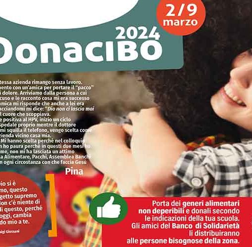 Torna “Donacibo” nelle scuole di Castellanza