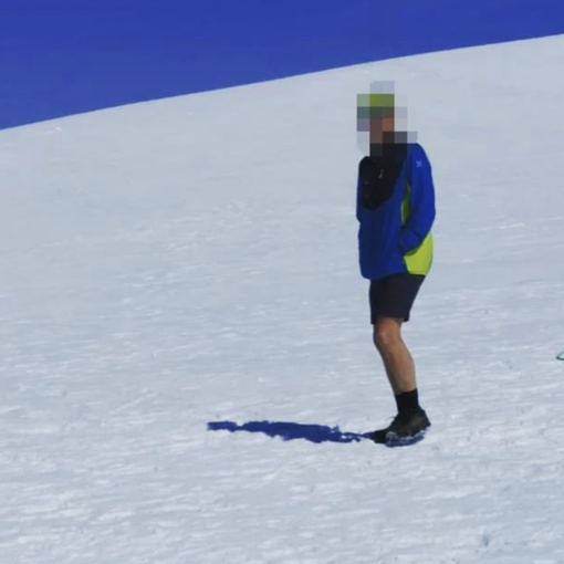 Sul Monte Rosa con short e sneaker: «La montagna è libertà, ma prima viene la propria sicurezza e quella degli altri»