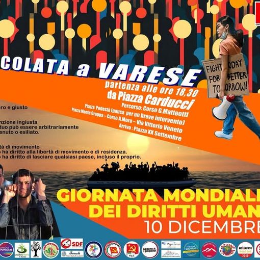 Fiaccolata per i Diritti Umani: Varese celebra la Giornata Mondiale