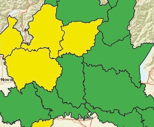 Rischio idrogeologico, allerta gialla per tutta la provincia di Varese dalle 12 di domani