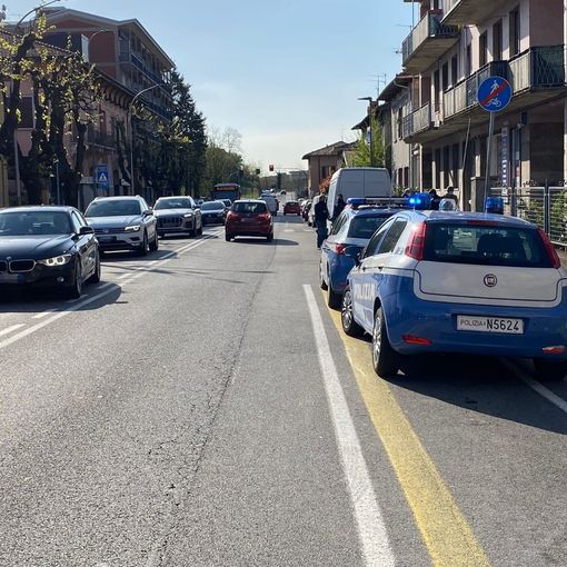 Scontro auto moto in viale Belforte, ripercussioni sul traffico