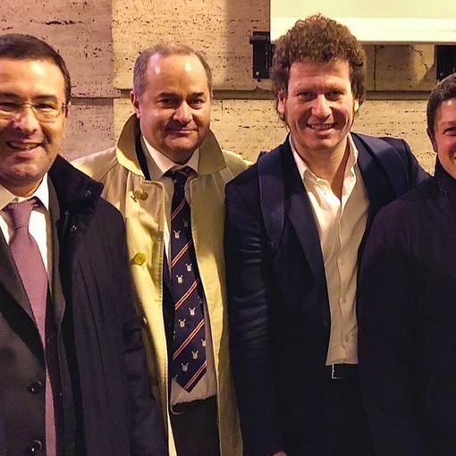 Da sinistra Candiani, Galli, Bianchi e Tarantino