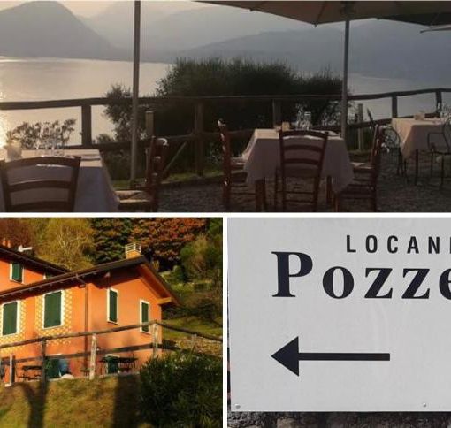 La Locanda Pozzetto in località Monteggia a Laveno Mombello, tra le colline a ridosso del Sasso del Ferro, da cui si può godere un panorama mozzafiato sul lago Maggiore con vista sulle Isole Borromee