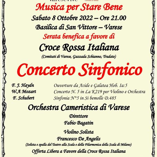 “Musica per Stare Bene” con Varesevive