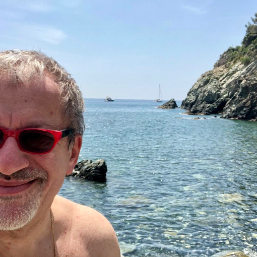 Roberto Maroni in una sua foto da Twitter