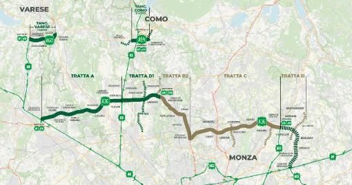 Pedemontana Lombarda, nel 2024 via ai lavori per le nuove tratte B2 e C: l’83% del tracciato sarà interrato, lavori ultimati a fine 2026