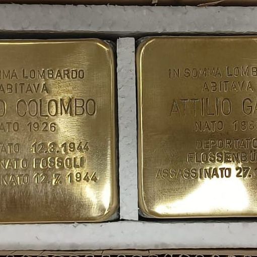 Somma Lombardo: quattro pietre d’inciampo per tenere viva la Memoria