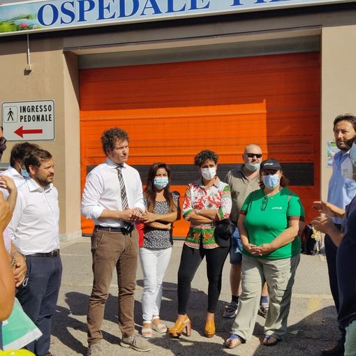 Parcheggio Del Ponte, Monti e Angioy (Lega): «Galimberti nega il confronto agli operatori sanitari»