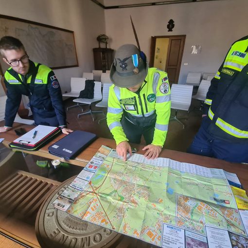 FOTO. La colonna mobile regionale di protezione civile in Toscana: oltre 70 volontari e decine di mezzi in missione