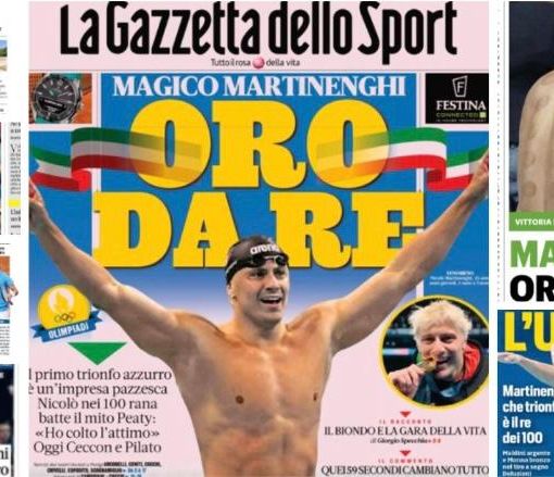 &quot;Martinenghi oro al bacio&quot;, &quot;L'uomo rana&quot;, &quot;Oro da re&quot;: Nicolò, ora sei leggenda