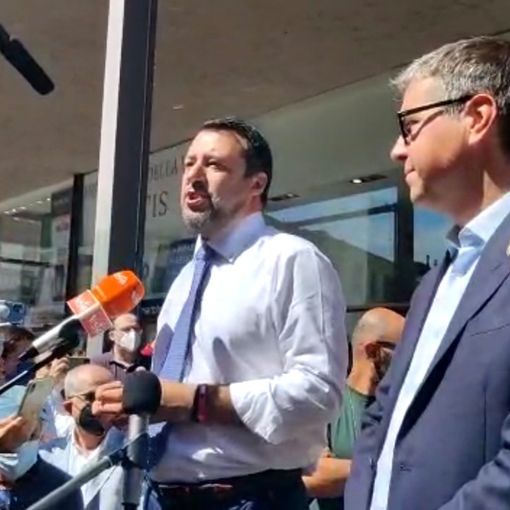 Matteo Salvini e Andrea Cassani