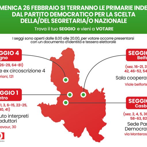 Quattro seggi a Varese per le primarie del Partito democratico
