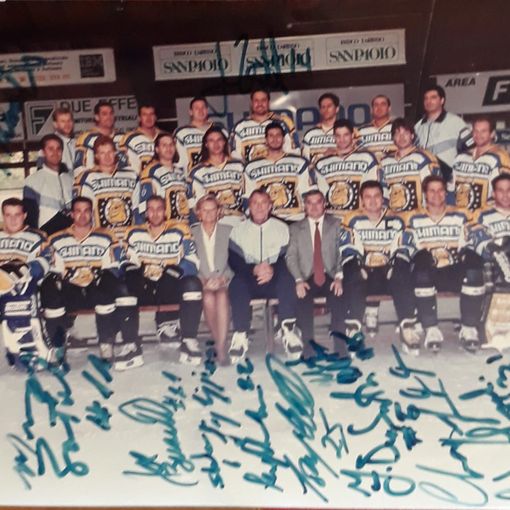 L'ultima Varese capace di alzare al cielo un trofeo fu la Shimano: era la notte di gloria del 29 dicembre 1995 quando a Trencin, in Slovacchia, i gialloneri vinsero la Federation Cup contro tutti e tutto, salendo sul trono d'Europa