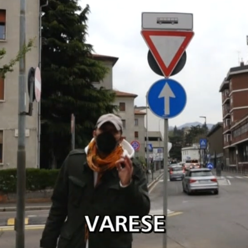 Cartello inesistente nel codice della strada e Varese finisce su Striscia la Notizia