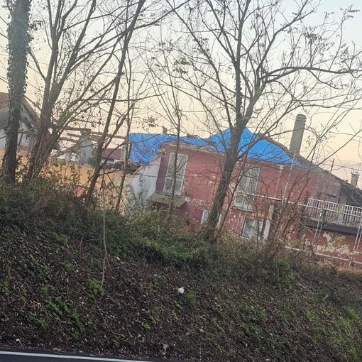 Il cantiere segnalato da Enrico Vizza al Comune di Castiglione Olona
