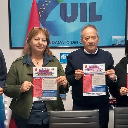 Cgil e Uil Varese scendono in piazza per i salari e la sicurezza sul lavoro