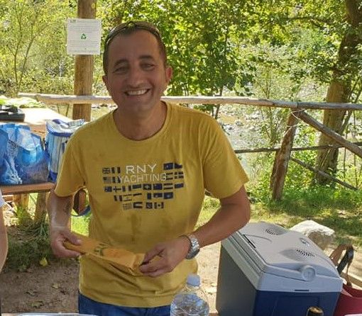 Davide Baronti in una foto da Facebook