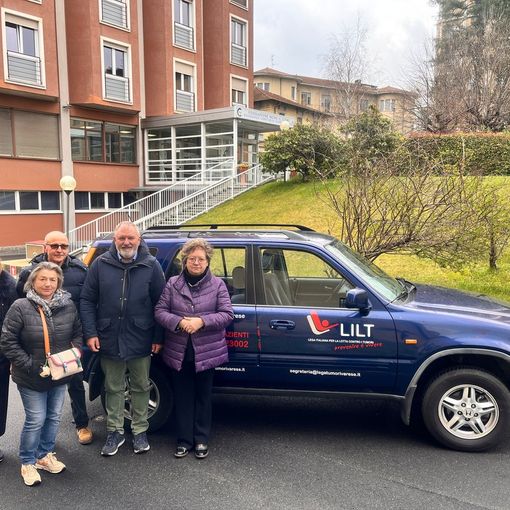 L'auto che la Lilt Valcuvia mette a disposizione