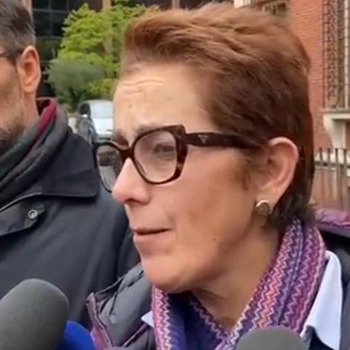 Marta Criscuolo con l'avvocato Ambrosetti