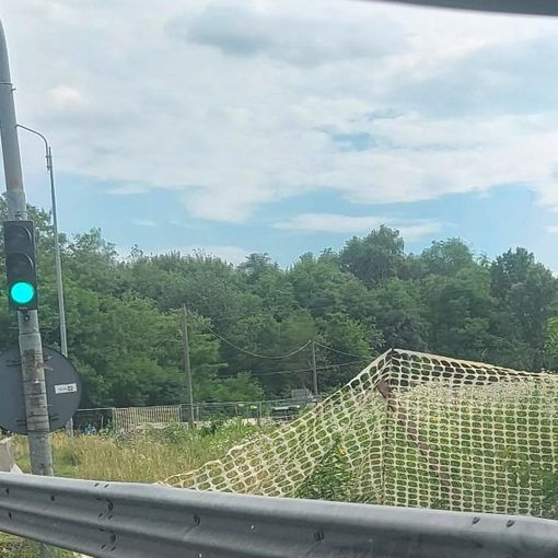 Il cantiere attivo sulla superstrada a Vergiate