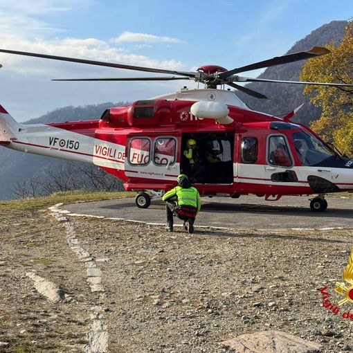 Ritrovato ferito ma vivo l'escursionista varesino disperso in Valgrande