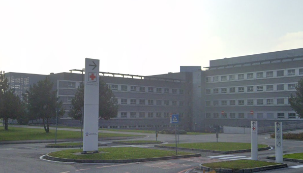 L'ospedale di Legnano dove è stato trasferito d'urgenza il 73enne