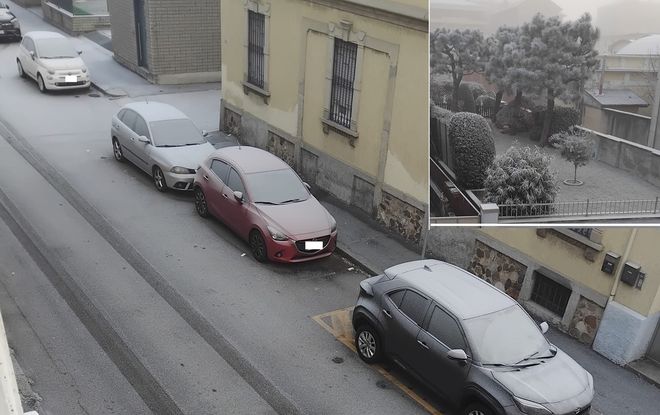 FOTO. Il gelo imbianca la zona dei Cinque Ponti