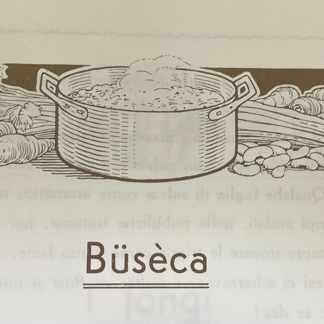 Un disegno della trippa dal libro La cucina bustocca