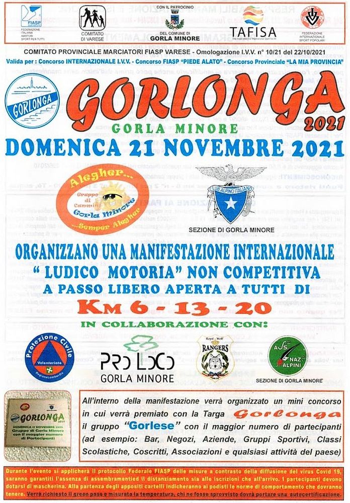 Runner e podisti pronti alla partenza! Torna la Gorlonga