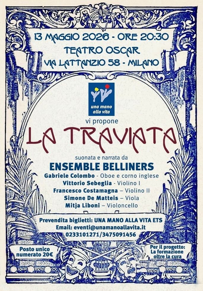 La “Traviata” solidale per l’Hospice Bassini al Teatro Oscar La “Traviata” solidale per l’Hospice Bassini al Teatro Oscar
