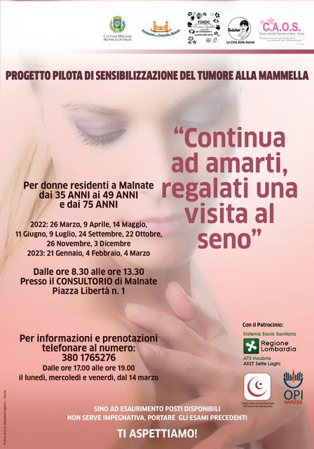 Prevenzione del tumore al seno, con Ats Insubria un progetto all'avanguardia in tutta Italia